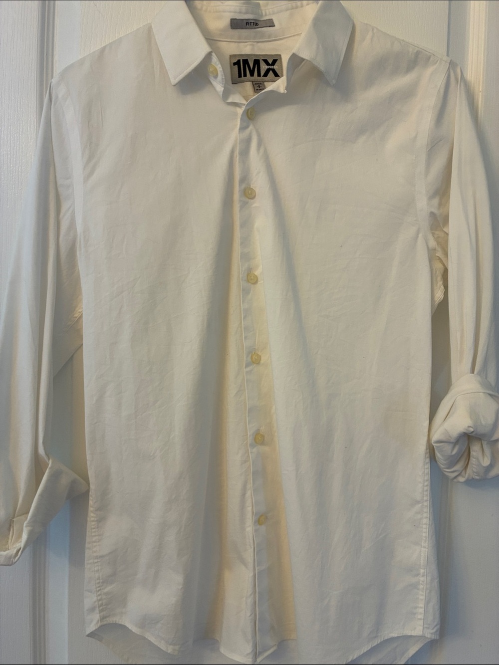 Express Men’s White Button-Down Shirt